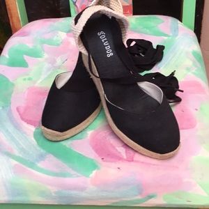 Soludos  wedge espadrille size 8  $40.00